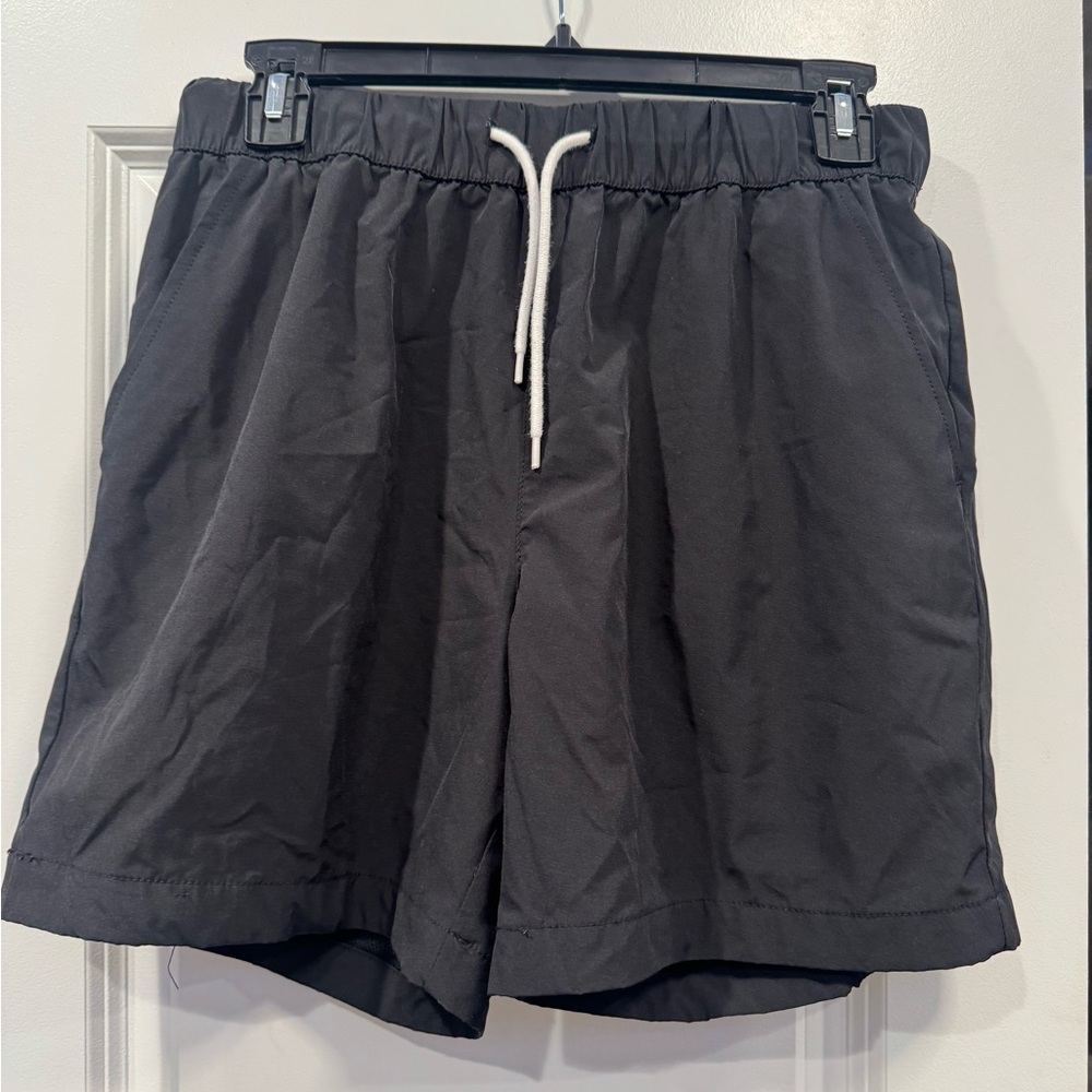 Black Drawstring Shorts